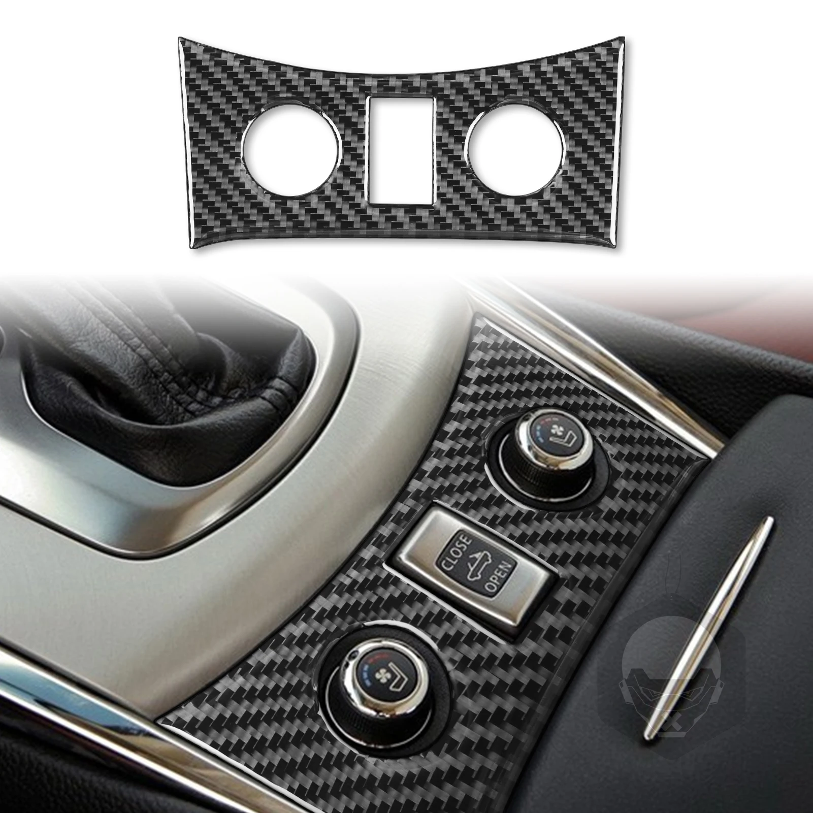 

Для Infiniti G37 2010-2013 Центральная панель управления декоративная крышка отделка наклейка переводная картинка аксессуары для салона автомобиля углеродное волокно