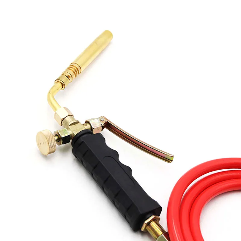 High Temperature Gas Welding Torch With 1.6M Hose+Hook (No Gas Cylinder) Propane Welding Maintenance Flamethrower Welding Gun 5