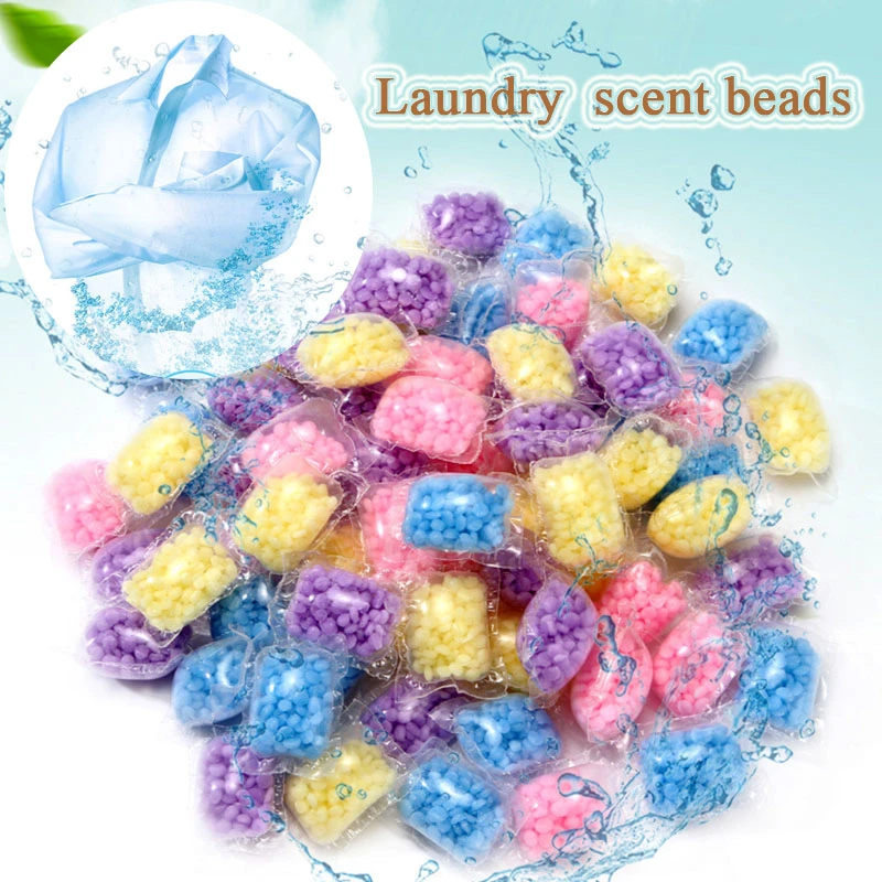 10/20pcs Laundry Scent Beads Granule Clean Clothing Increase Aroma Refreshing Supple Water