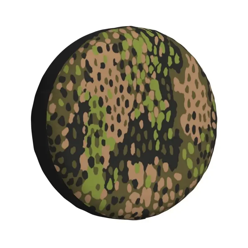 

WW2 Camo Spare Wheel Cover for Jeep Honda 4x4 RV Custom Germany Arm Military Camouflage Tire Protector 14" 15" 16" 17" Inch
