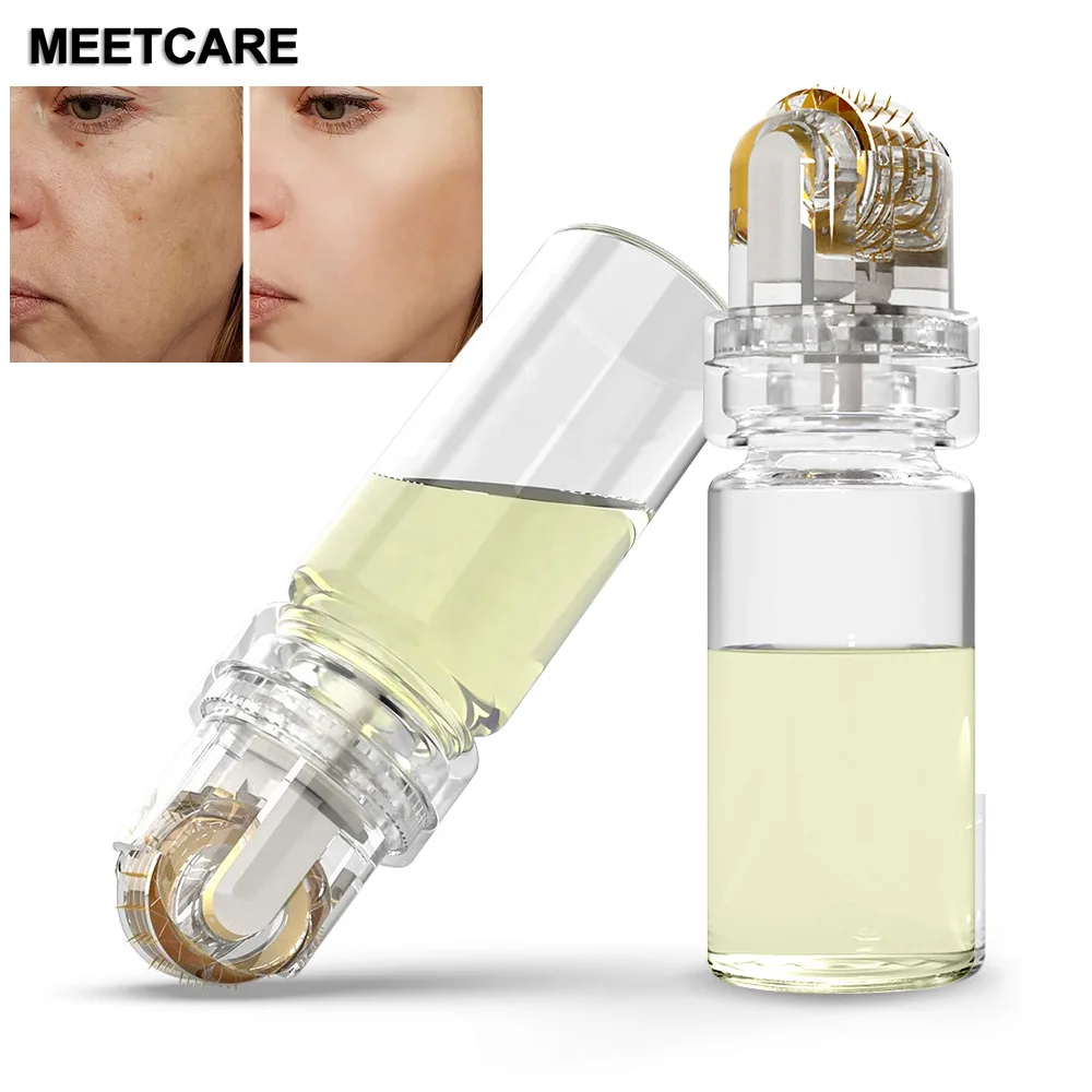 64pin Hydra Derma Roller Microneedle Dermaroller with 10ml Bottle Beauty Skin Repair Microneedling Tool