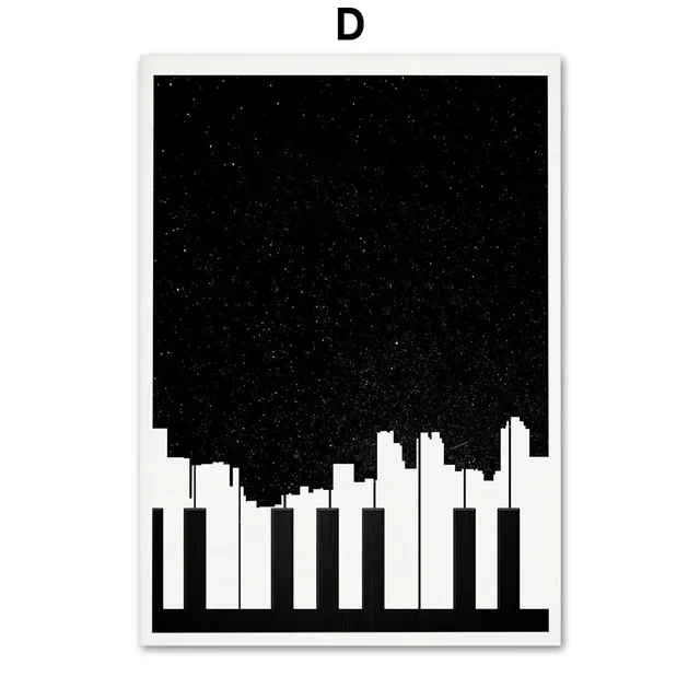 Retro Vinyl Record Wall Art - Black & White Headphone Canvas Print