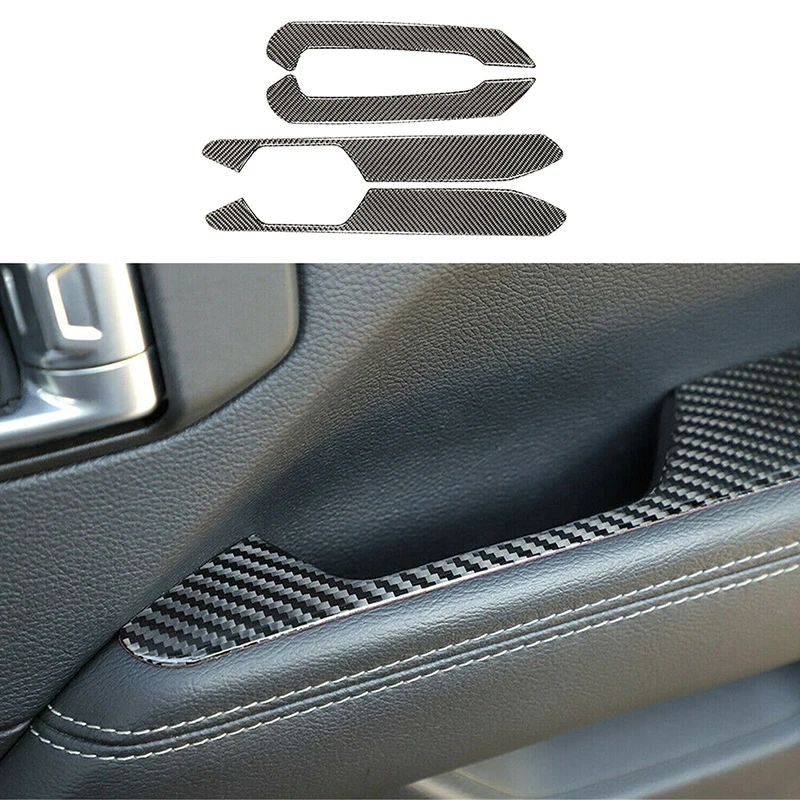 

4Pcs Car Door Armrest Trim Sticker For Jeep Wrangle JL 4 Door 2018-2021&Gladiator JT 2020-2021 Auto Interior Decoration Parts