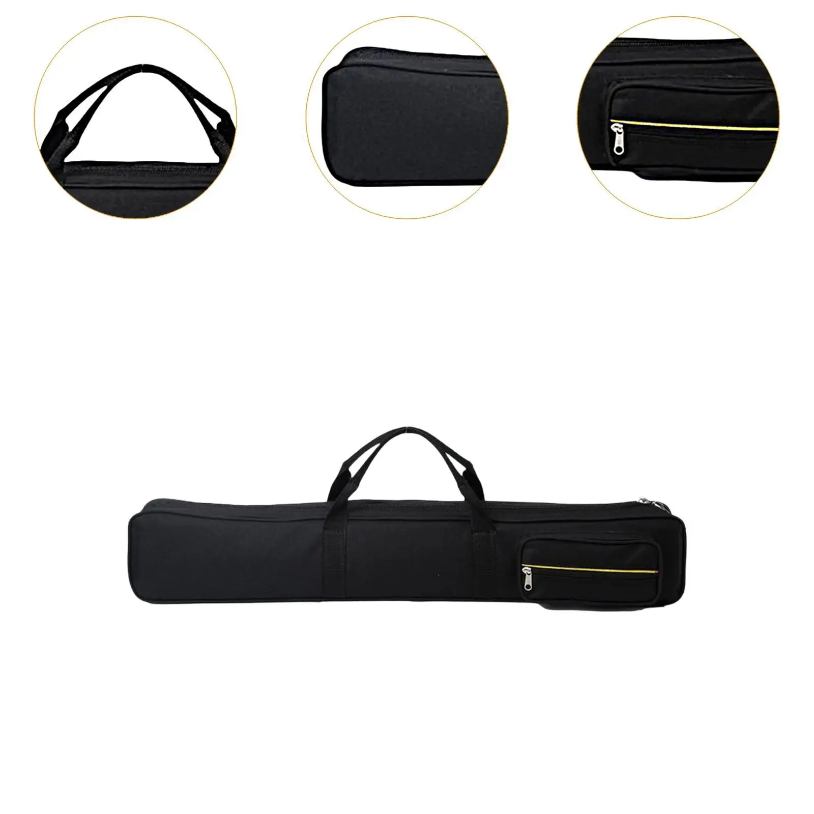 Custodia Per Stecche Da Biliardo - Borsa 1/2 In Tessuto Oxford, 7 Fori, 83x14x7.5 Cm