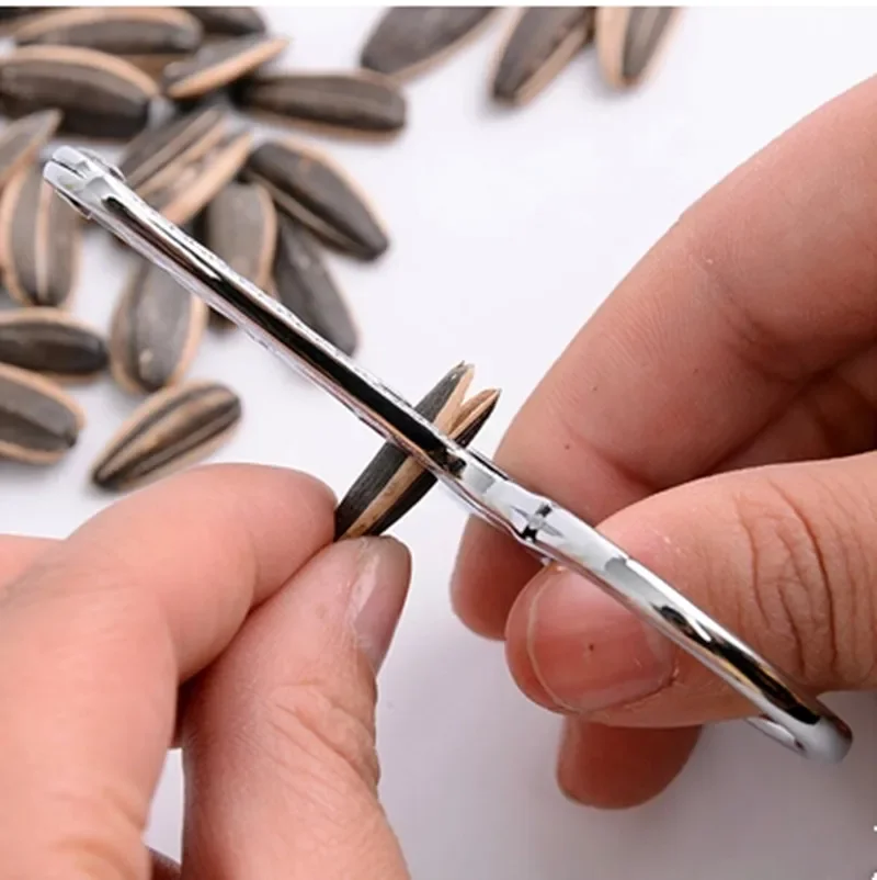 Multifunction Stainless Steel Sunflower Melon Seed Plier Nut Cracker Creative Home Tool Kitchen Gadget Accessories nut spice grinder