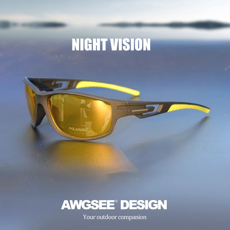 Enhanced Polarized Sports Sunglasses with Photochromic Lenses
