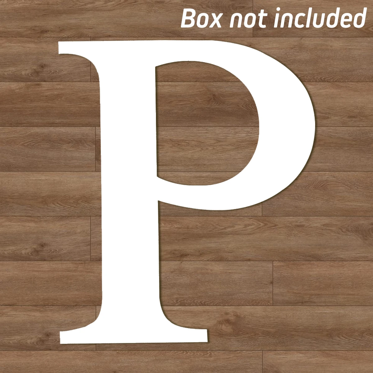 letter P no box