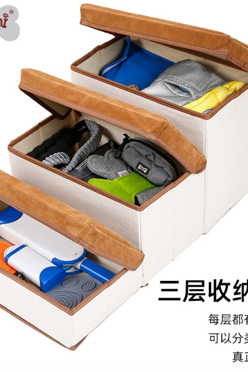 

Dog Stairs Climbing Ladder Storage Ladder Sofa Pet Furniture Puppy Cat Pet Supplies Stairs