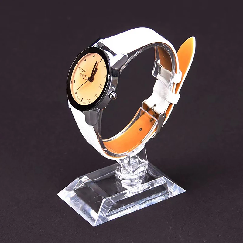 Portable Clear Acrylic For Men Women Watch Display Stand Watch Holder Showcase Detachable watch display stand