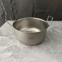 Marmite de camping pliable en titane purifié, en acier inoxydable 304, antibactérienne, pour nouilles, fondue chinoise et soupes 2
