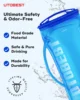 UTOBEST 1L/1.5L/2L/3L Hydration Bladder Water Reservoir Water Bag BPA Free for Running Cycling Hiking 2