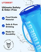 UTOBEST 1L/1.5L/2L/3L Hydration Bladder Water Reservoir Water Bag BPA Free for Running Cycling Hiking 2