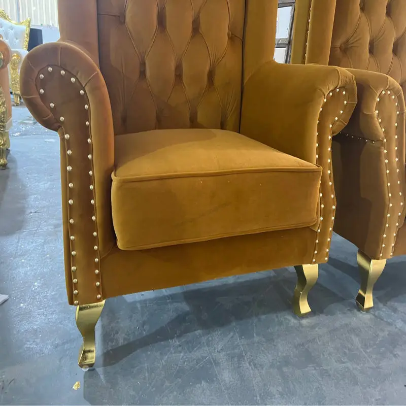 Luxury Wedding, High Back King's Throne, Groom and Bride Wedding Event, High Back Sofa Chair