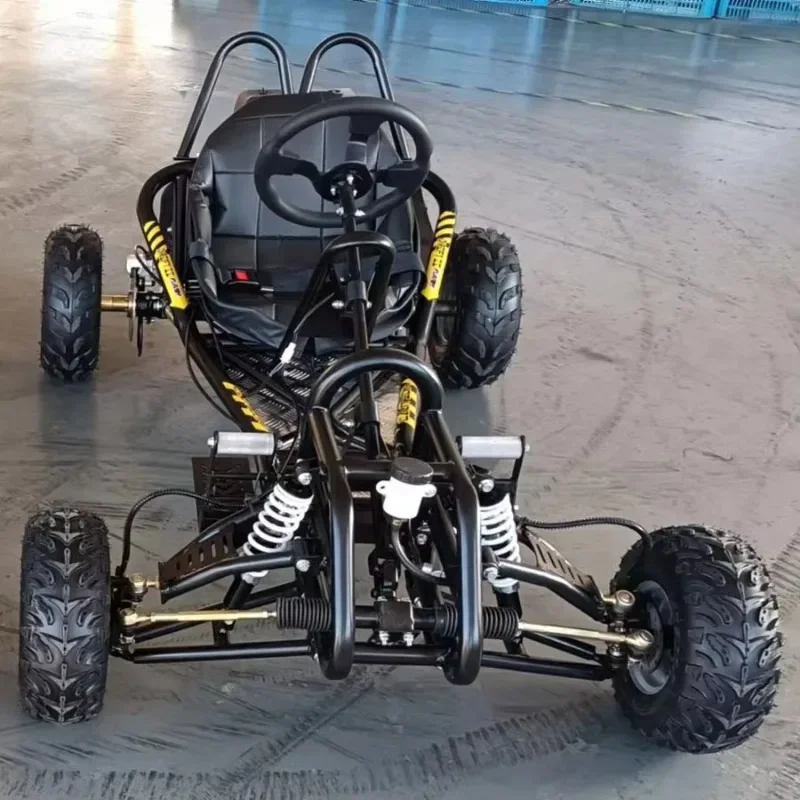 4 Suspension Adults Outdoor Amusement 60km/h 270cc Four Stroke Go Cart Buggy with Roll Cage