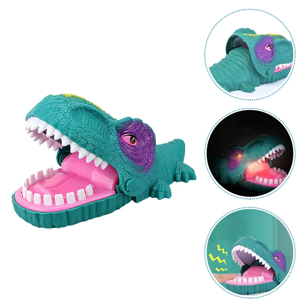 

Bite Toy Toys Funny Tricky Kids Biting Finger Party Game Props Plastic Dinosaur Teeth Parent-child Interactive