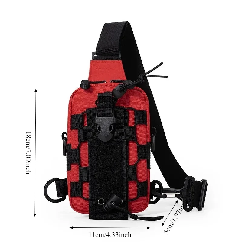 Multifunctional Tactical Chest Bag - Outdoor Fanny Pack & Hiking Messenger Bag