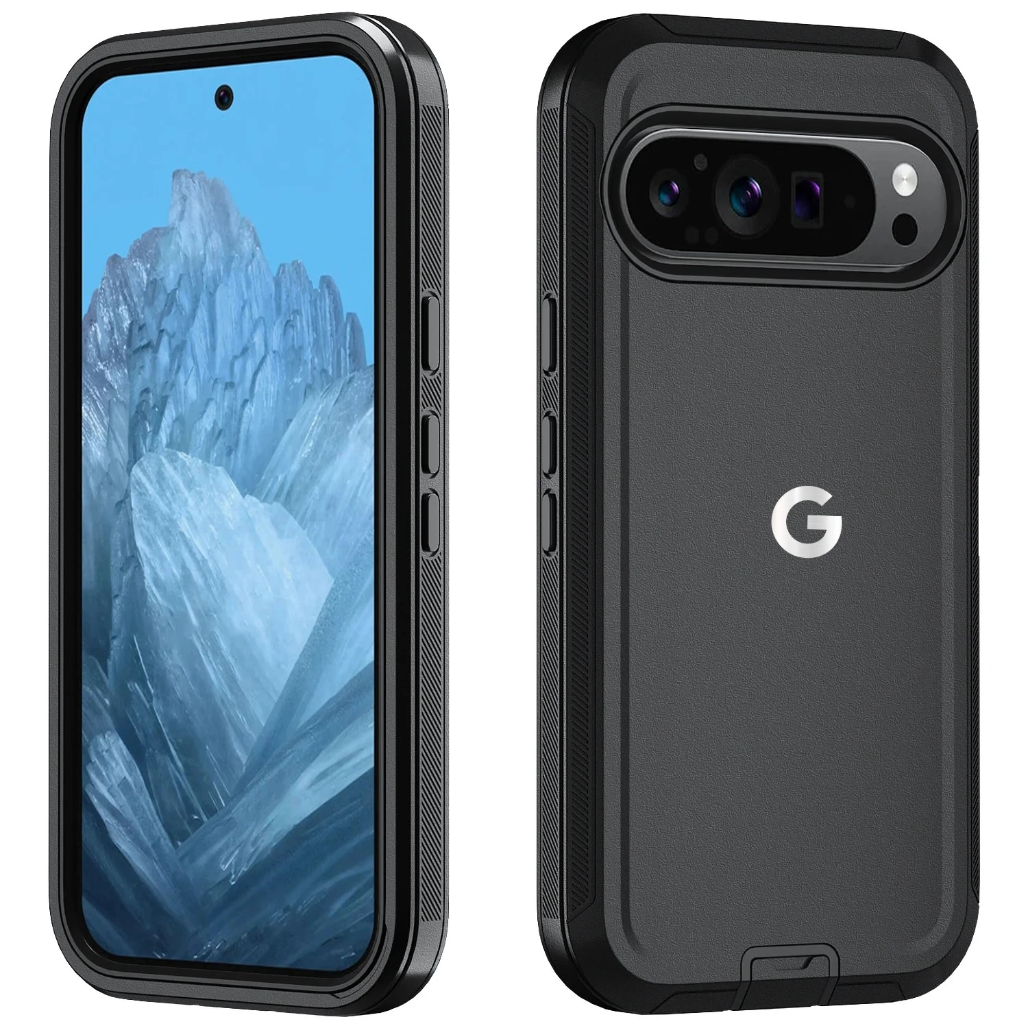 Heavy Duty Armor Shockproof Case with Wireless Charging Compatibility and Anti-Drop Protection