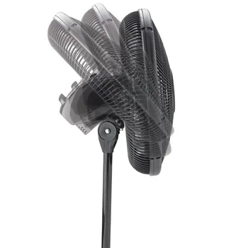 Home Standing Fan Black Adjustable Baseboard Fan 3