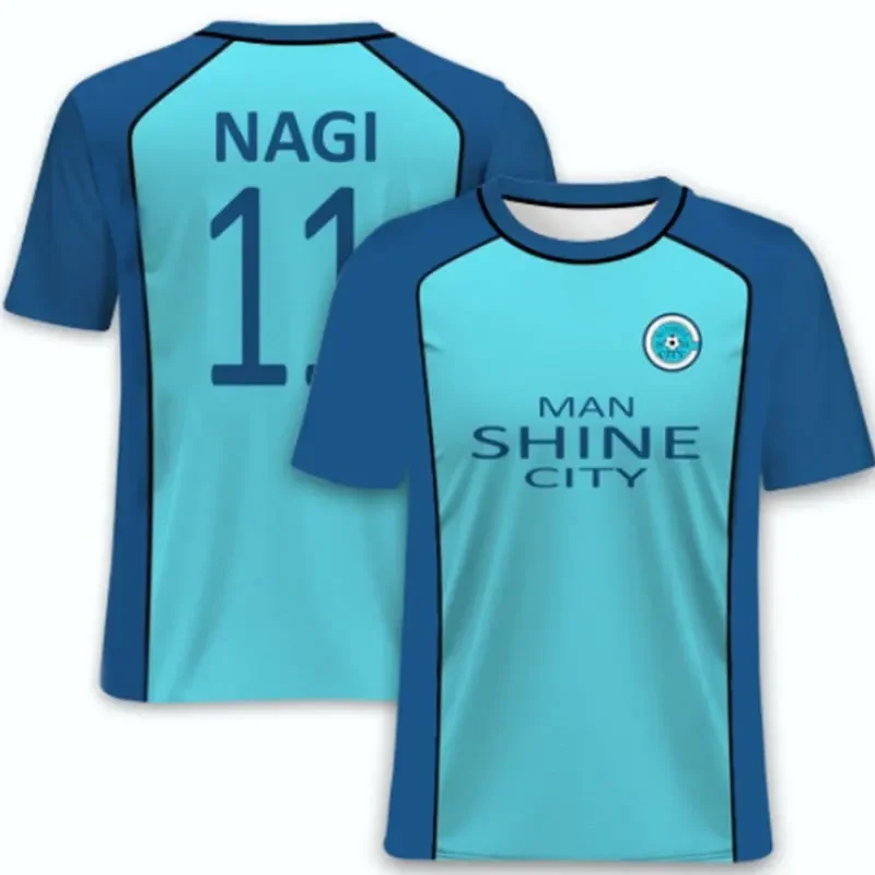 Maillot Blue Lock Jersey Man T-shirt Anime Shined City
