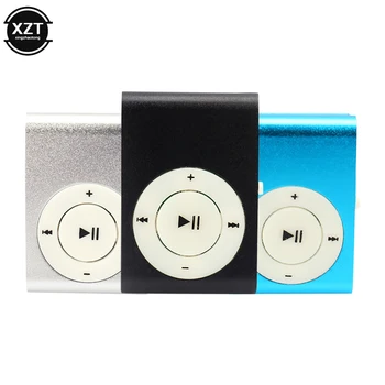 간단한 패션 휴대용 미니 메탈 클립 MP3 플레이어, 방수 스포츠 MP3 음악 플레이어, TF 카드 워크맨 MP3