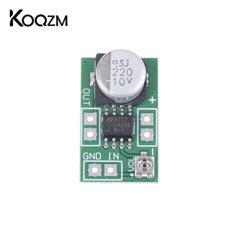 DC 3V  12V 5V 6V LM386 미니 마이크로 오디오 전력 증폭기 보드 앰프 모듈 750mW