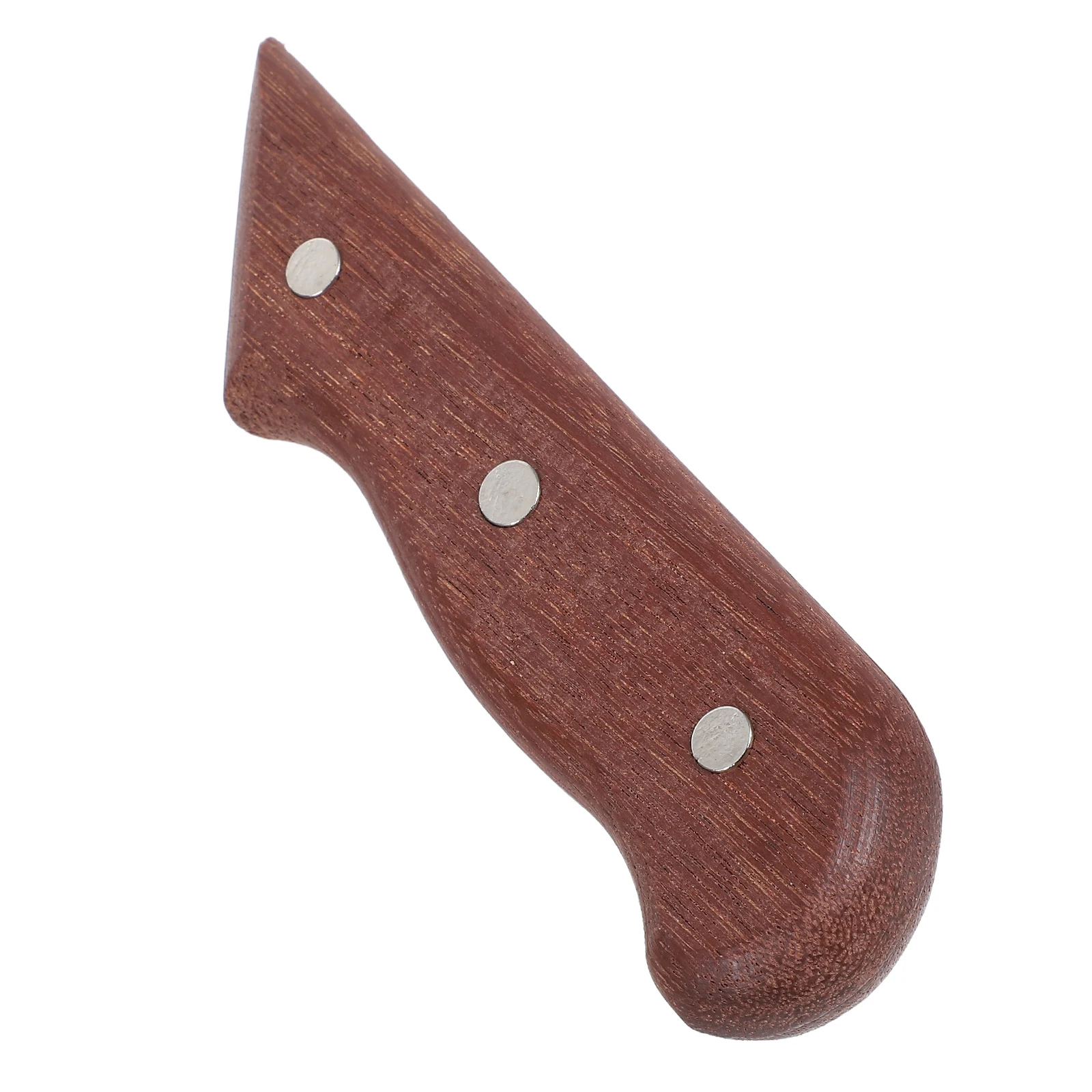 Knife Handle Accessories Wooden Replacement Comfortable Dark Brown Anti Slip Ergonomic Design Fits Kitchen Knives Cutter Grip - 5