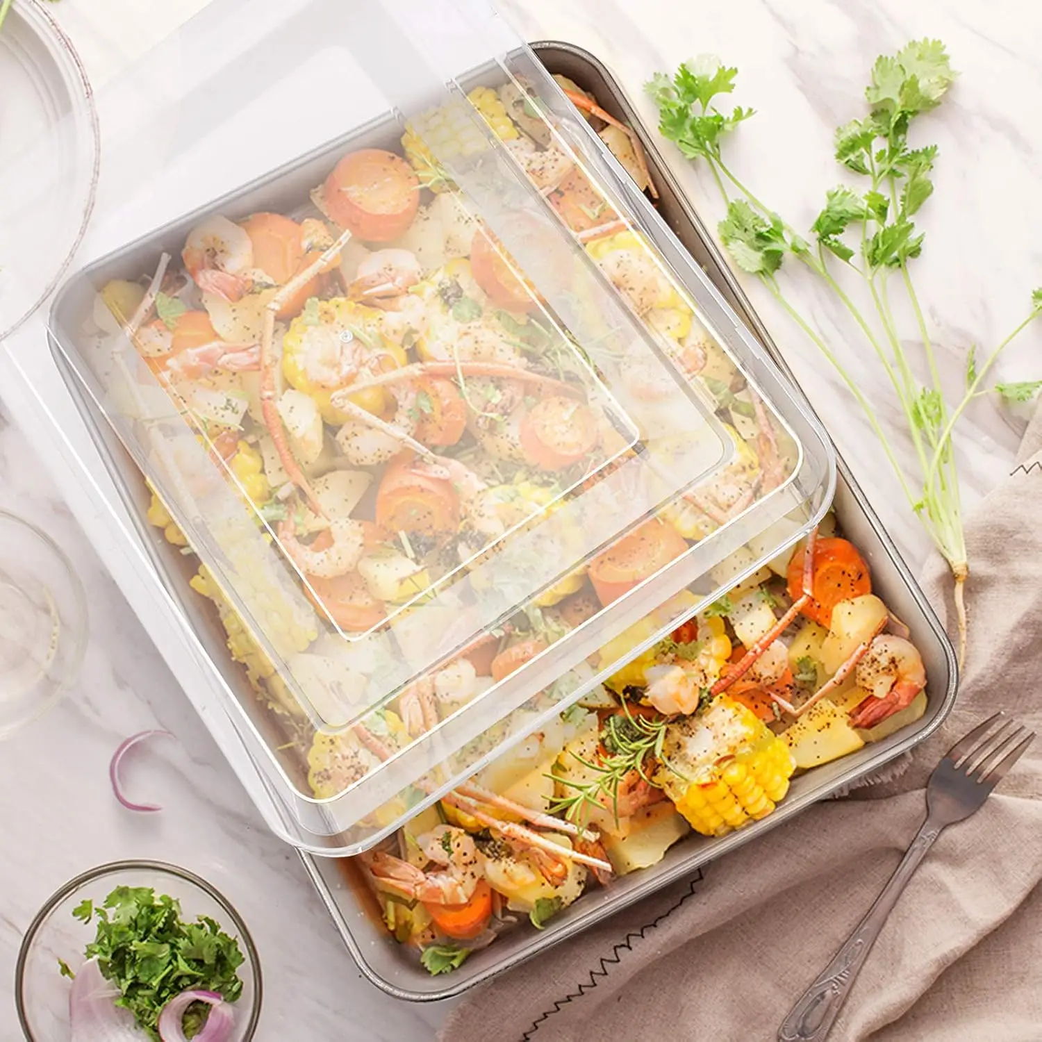 Stainless steel bakeware set image 5