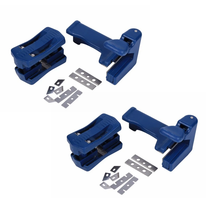 

4Pcs/Set Double Edge Laminate Trimmer Woodworking PVC Edge Banding Machine Tool