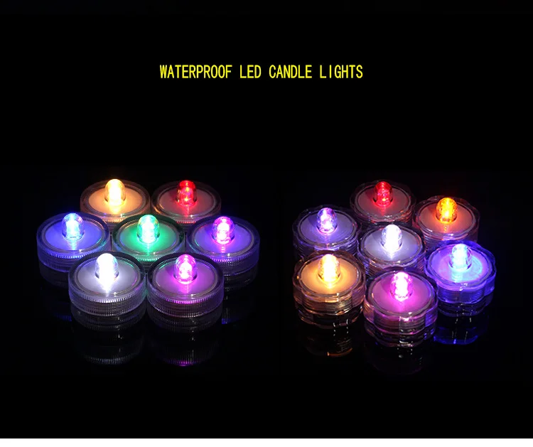 Description Picture 3 of itemLED Waterproof Candle Lights Fish Tank Lights Aquarium Lights Party Bar Wedding Waterproof Electronic CandleLights Diving Lights
