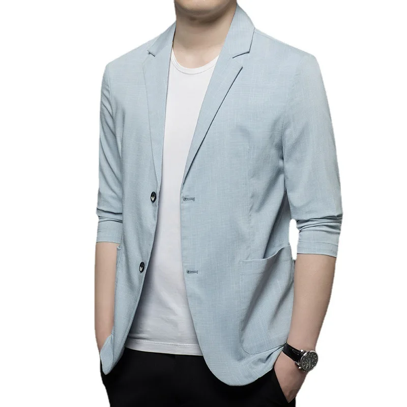 

SS5259-2023 Suit men's clothing autumn sensor suits men's Korean version slim Single Western business casual Western service men