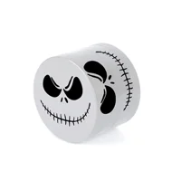 2" Black Skeleton Picture Metal Herb Grinder 1
