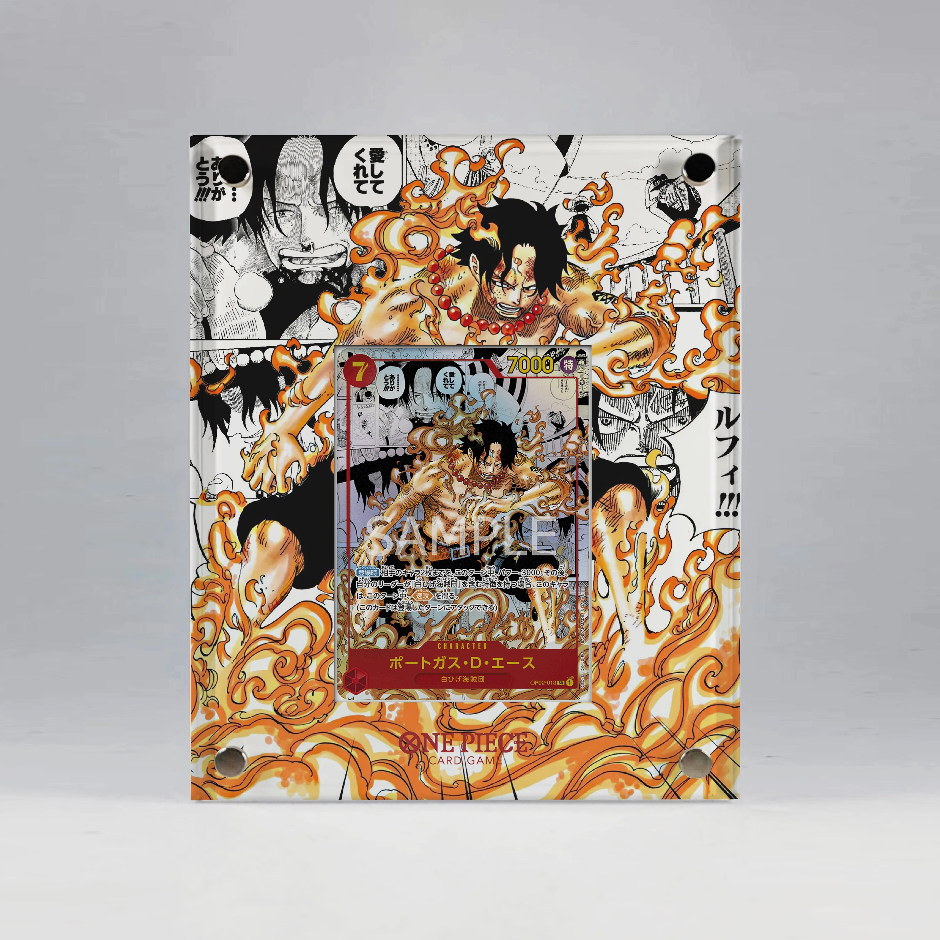 アニメのカードディスプレイフレーム,カードコレクション,アクリル