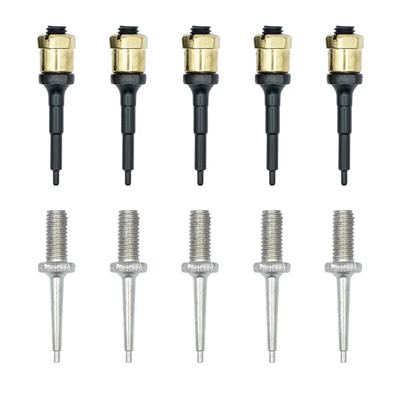 Ear Tag Clamp Accessories Needles Cattle Cows Pigs Goats Sheep Livestock Identification 5mm Thread Ear Mark Needle Tool 10 Pcs