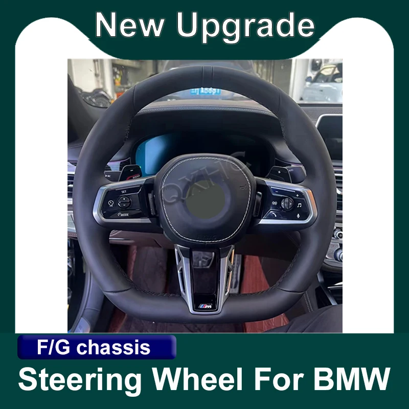 

Upgrade Alcantara Leather Customized For BMW Steering Wheel M3 M5 G F Series 1- 4 Series X1 X2 X3 X4 X5 X6 X7 Z4 Racing Wheel
