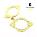 C 68x44mm golden