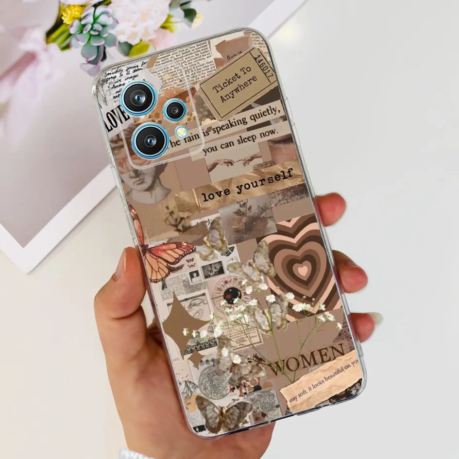 Fashion Flower Silicone Soft TPU Bumper Phone Case