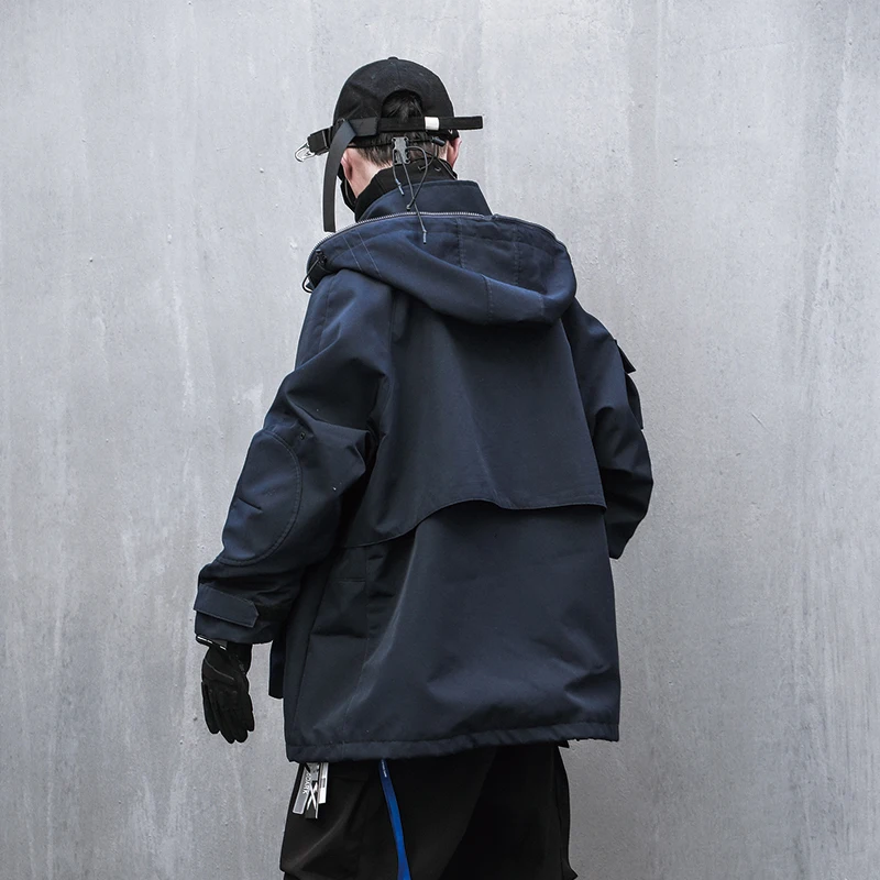 11 BYBB'S DARK 2022 Techwear Jackets Tactical Hooded Windbreaker Streetwear Cargo Function Jacket Fashion Coats Outwear WB590 3