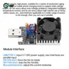 DC 3.7-20V 3A  25W Load Tester Electronic Test Resistor Module USB&Type C Interface Adjustable Constant Current with Cooling Fan 3
