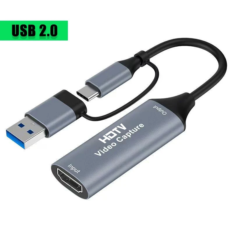 כרטיס תפיסה MS2130 C Type C USB3.0/2.0 4K HDTV Video Grabber 1080P הקלטת משחקים ושידור חי עבור PS4 Xbox