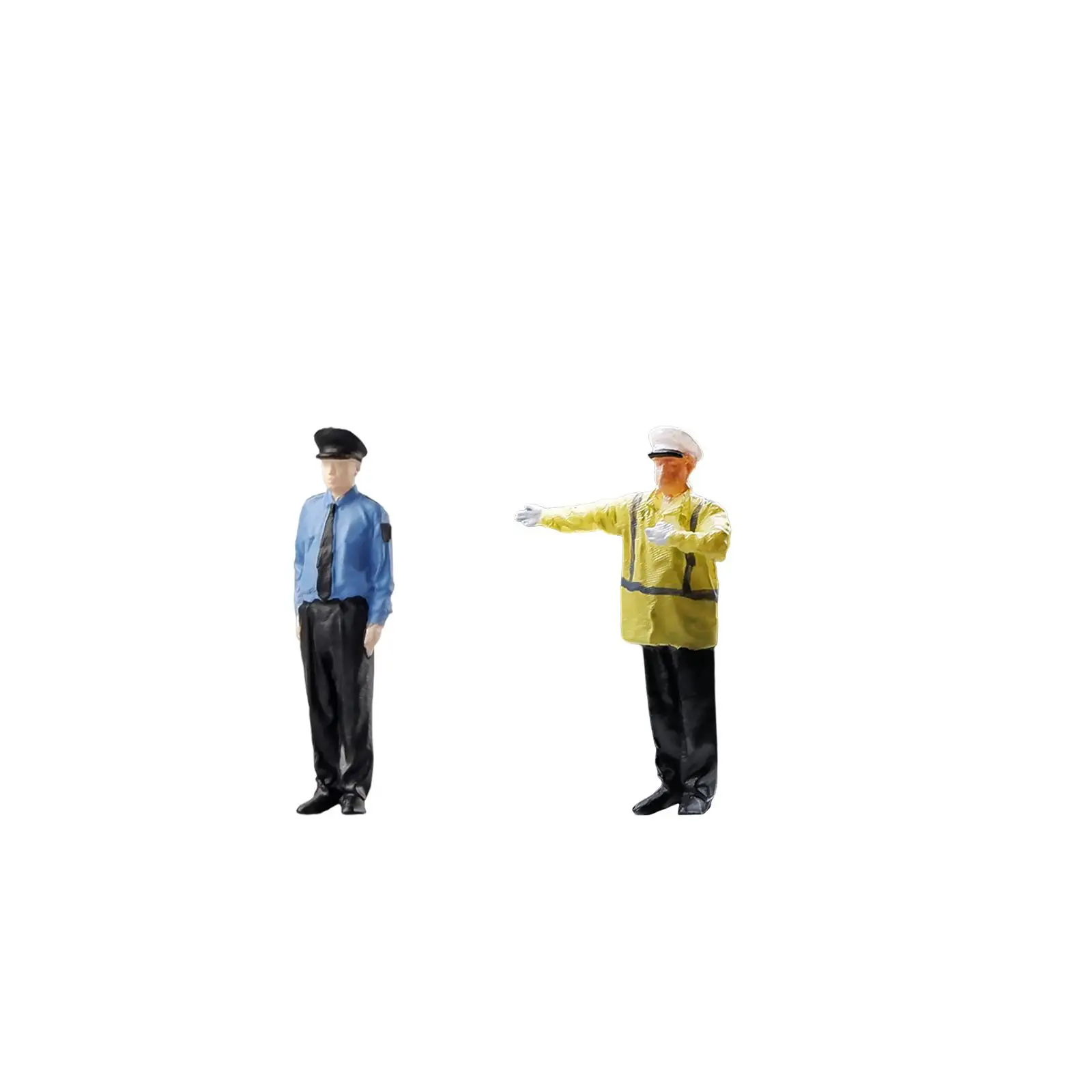 

1:64 Scale Tiny Cops People DIY Projects Layout Decoration Micro Landscape Miniature Resin Policeman Figurines Decoration