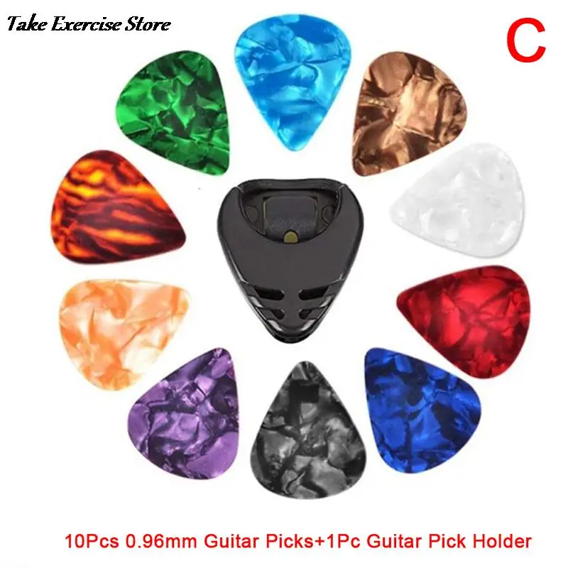 Фото 0,46 мм 0,71 мм 0,96 мм акустический палочка s Plectrum Celluloid аксессуары для электрической гитары №4