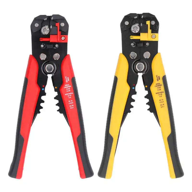 

8in Automatic Crimper Cable Cutter Automatic Wire Stripper Multifunctional Stripping Tools Crimping Pliers Terminal