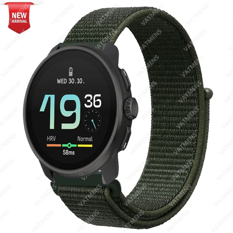 Premium Nylon Sport Loop Smartwatch Strap - Enhanced Comfort Replacement Bracelet