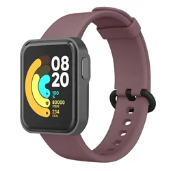 Vibrant Silicone Strap - Enhanced Replacement Band for mi watch 2 Lite (Smoke purple)