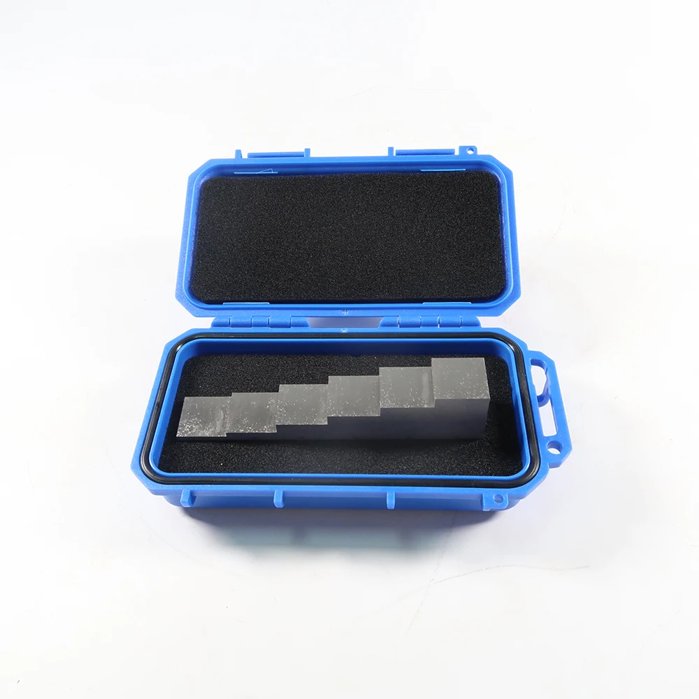 6 step 2.5-5-10-15-20-25mm Calibration Carbon Steel block  for ultrasonic thickness tester 2