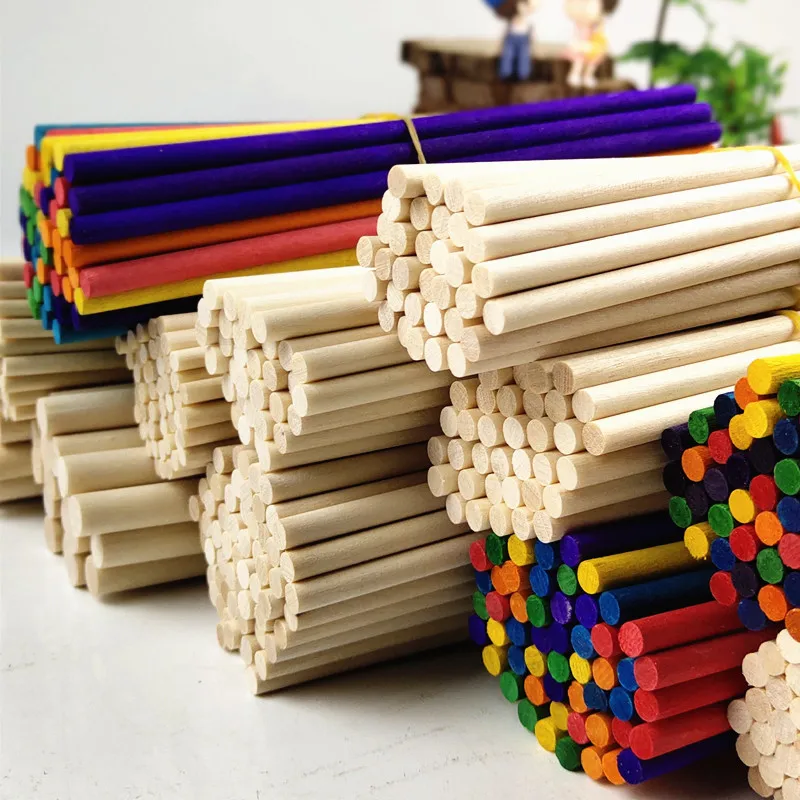 50 Bastoncini Legno Faggio 6x300 Mm - Per Artigianato, Decorazioni E Fai Da Te - Foto 9