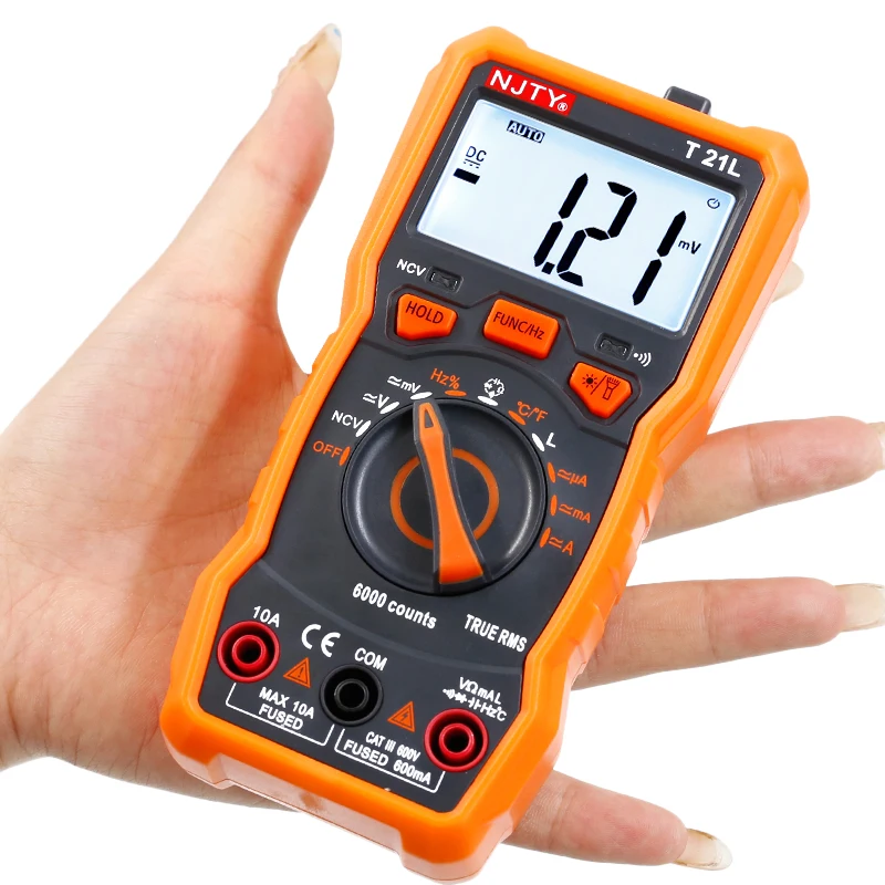 Digital Multimeter NJTY T21L Multifunctional Smart Burn-Proof High-Precision For Inductance Capacitance and Fre