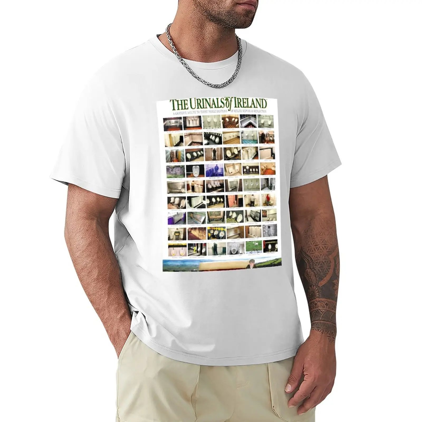 

The Urinals of Ireland Poster T-Shirt graphics customizeds mens tall t shirts