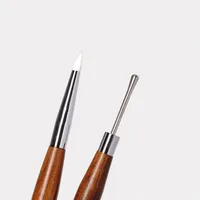 1Pc Double Head Nail Art Brush Spatula Poly Nail Gel Pen Manicure Tip Extension Acrylic Builder Accessory Rod Tool 1