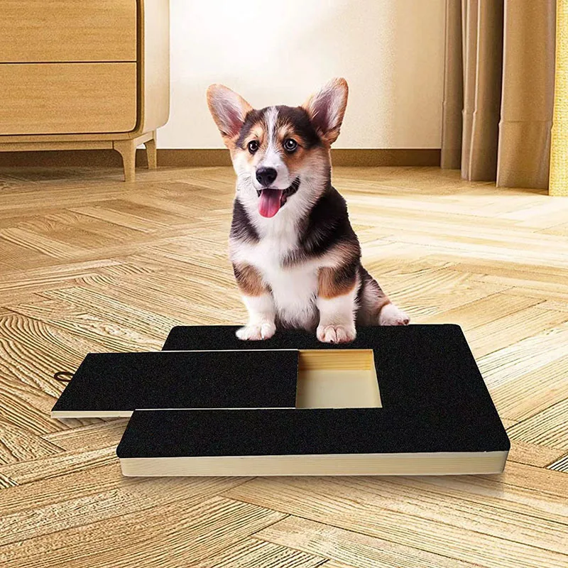 Adjustable Wooden Dog Nail File Board Scratching Board for Nail Trimming Self Pet Scratcher Toy Safe Pet Grooming Accessories
